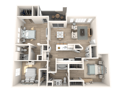 The Presley at Whitney Ranch Apartments Viva Las Vegas Floor Plan